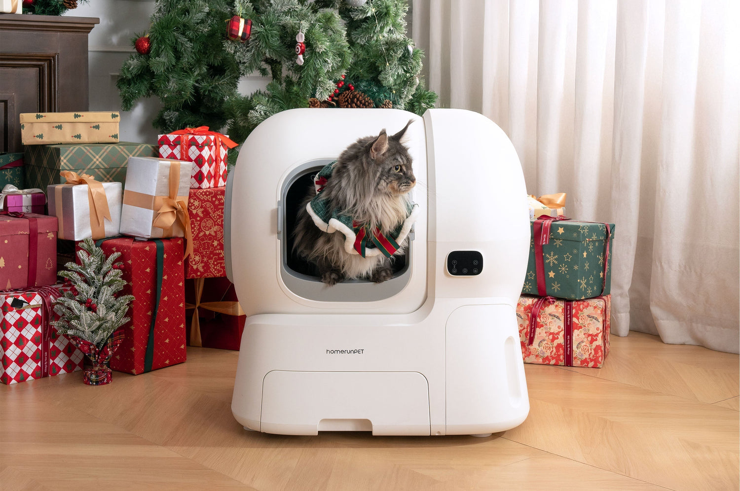 スコップ掃除を減らして、愛猫との時間を増やす：現代の家庭に最適なスマート猫トイレ